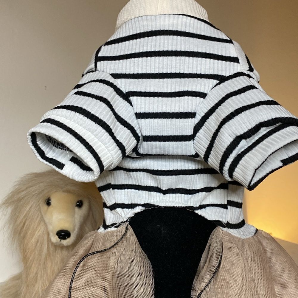 Teddy Bear Tulle Skirt Dog Dress - Picture 5 of 7